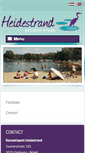 Mobile Screenshot of heidestrand.be