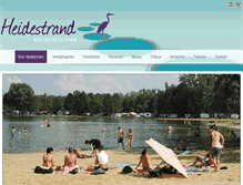 Tablet Screenshot of heidestrand.be